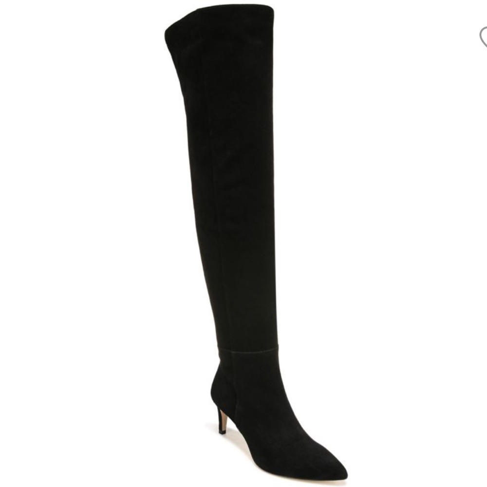 🌸SAM EDELMAN🌸 Ursula Suede Knee High Boots Black Size: 7.5